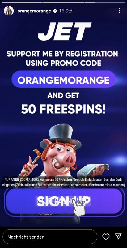 OrangeMorange – Casino-Streamer